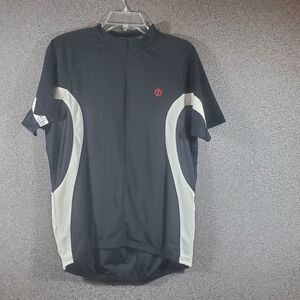 Men's Bontrager Black and White Performance Cycling Jersey